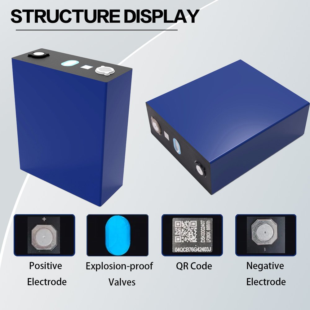 Hot sale DFD 280Ah 3.2V 314Ah LiFePO4 Lithium ion Batteries Cell For 12V 24V 48V electric power systems LiFePO4 280Ah cell