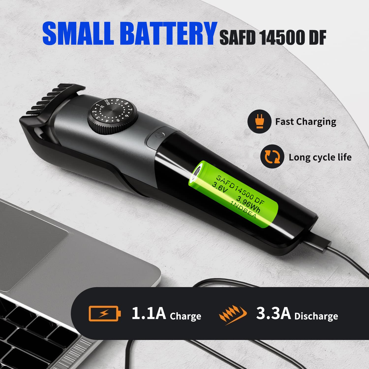 3.6v 14500 li-ion rechargeable battery 14500 1200mah for portable speakers