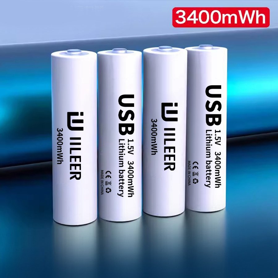 High Quality Cylinder Lithium Battery 1.5V Constant Voltage Charging Set No.7 Rechargeable Battery No.5 for Fingerprint Lock Toy