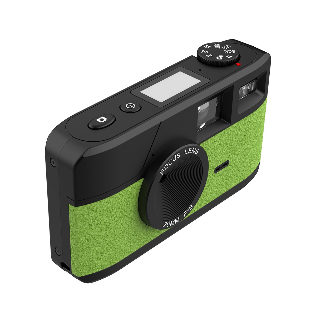 Screenless Digital Camera Screen-free 8MP Images Retro No Screen with Photo Counter LED Flash Ability Camping Camera