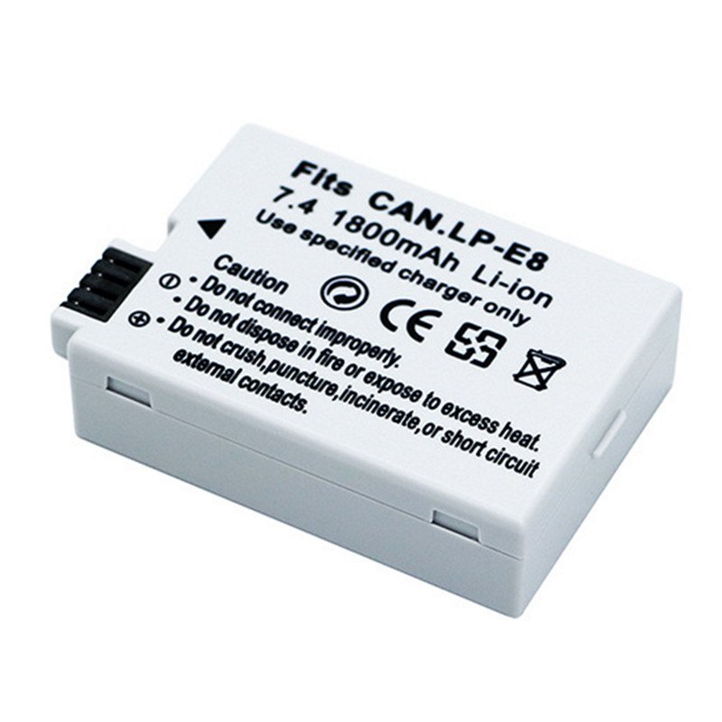 LP-E8 Replacement Lithium-Ion Battery 7.2 volt 1120mAh for Canon EOS Rebel T2i Digital Camera