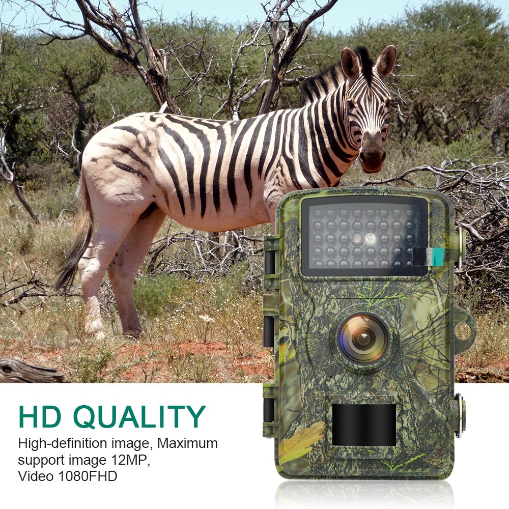 1080P PIR Motion Activated Video Camera Outdoor Forest Farmland Garden Animal Monitoring Camera Waterproof