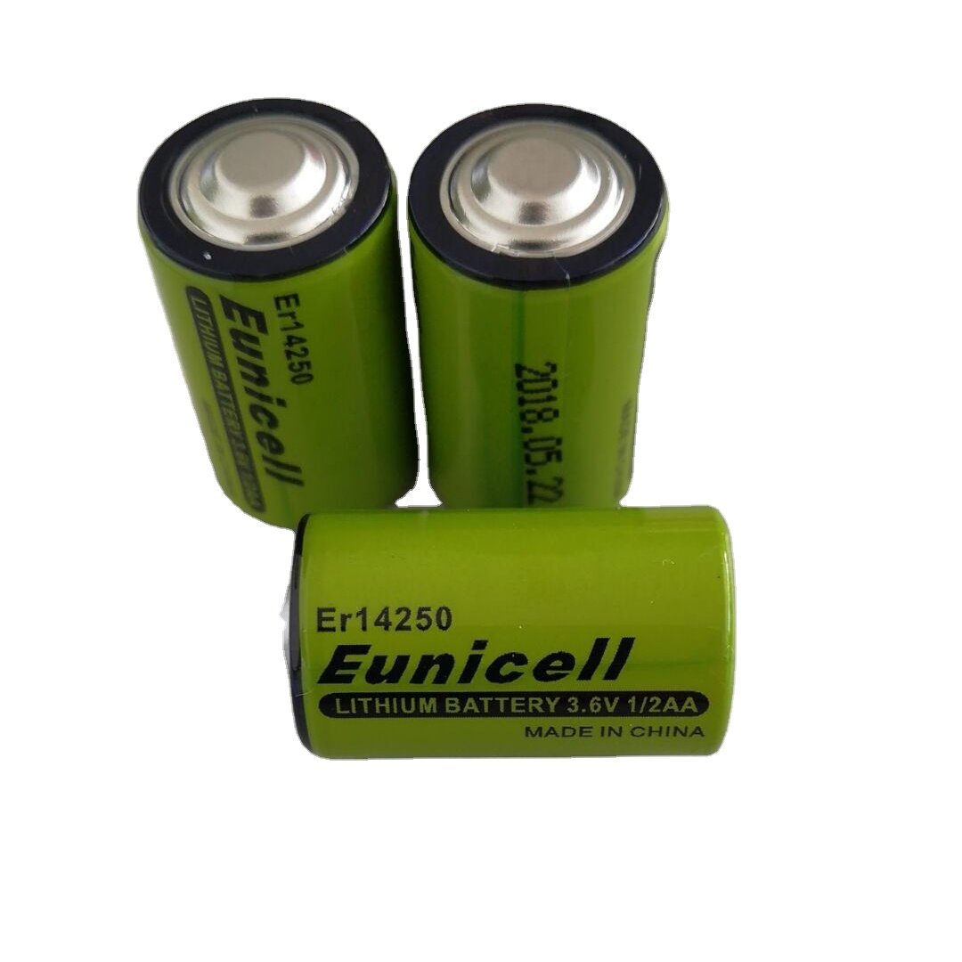 LiSOCl2 Battery 1/2AA 3.6v Lithium Battery ER14250 with Wires for Digital Tachograph