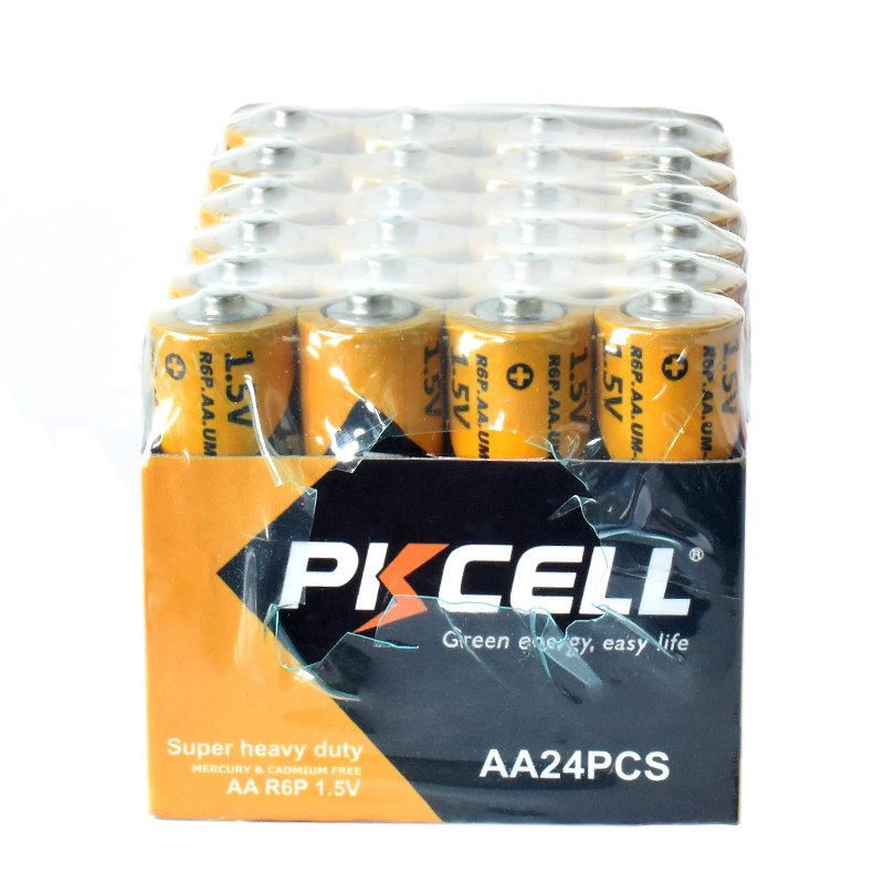 PKCELL brand or OEM non rechargeable dry cell battery aa size 1.5v r6p batteries
