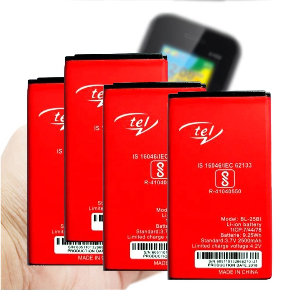 BL-25BI/25BT Factory Replacement Digital Lowest Price High Capacity Mobile Phone BL-25BI Battery For Itel 5600 IT5610 GB/T 18287