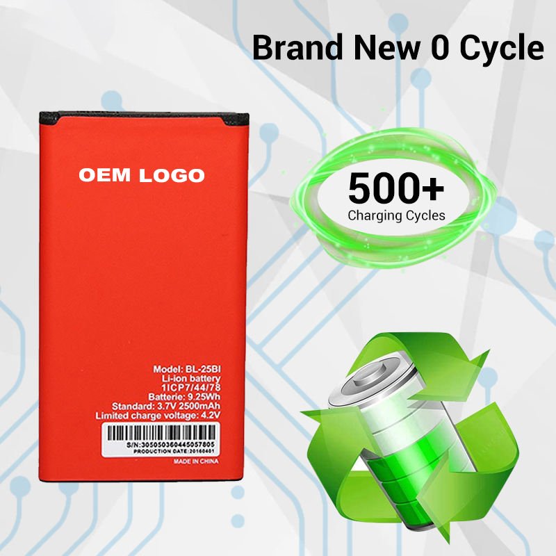 BL-25BI/25BT Factory Replacement Digital Lowest Price High Capacity Mobile Phone BL-25BI Battery For Itel 5600 IT5610 GB/T 18287