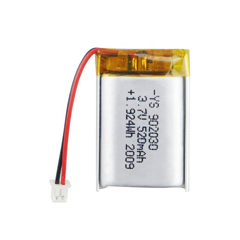 rechargeable 902030 3.7V 500mAh li polymer battery with pcb in stock for electronic products