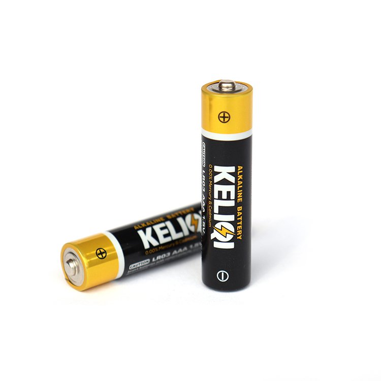 Chinese manufacturer of long-term 7aaa size dry battery lr03 alkaline zinc-manganese primary battery