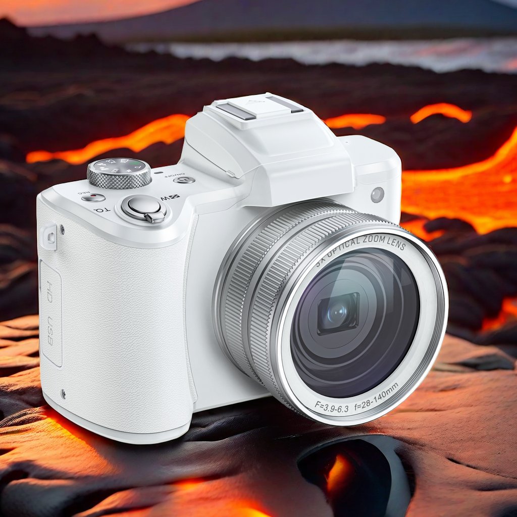 Professional video shooting optical digital camera 64MP 3.2-inch wifi 5k retro camera, suitable for YouTube digital DSLR