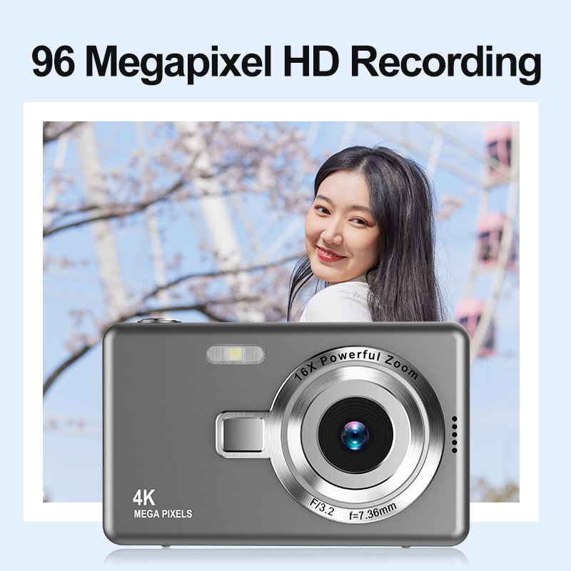 Q12 2024 New muti Color 2.4inch Digital Camera digital ips screen kids video camera 4k digital camera prices in china