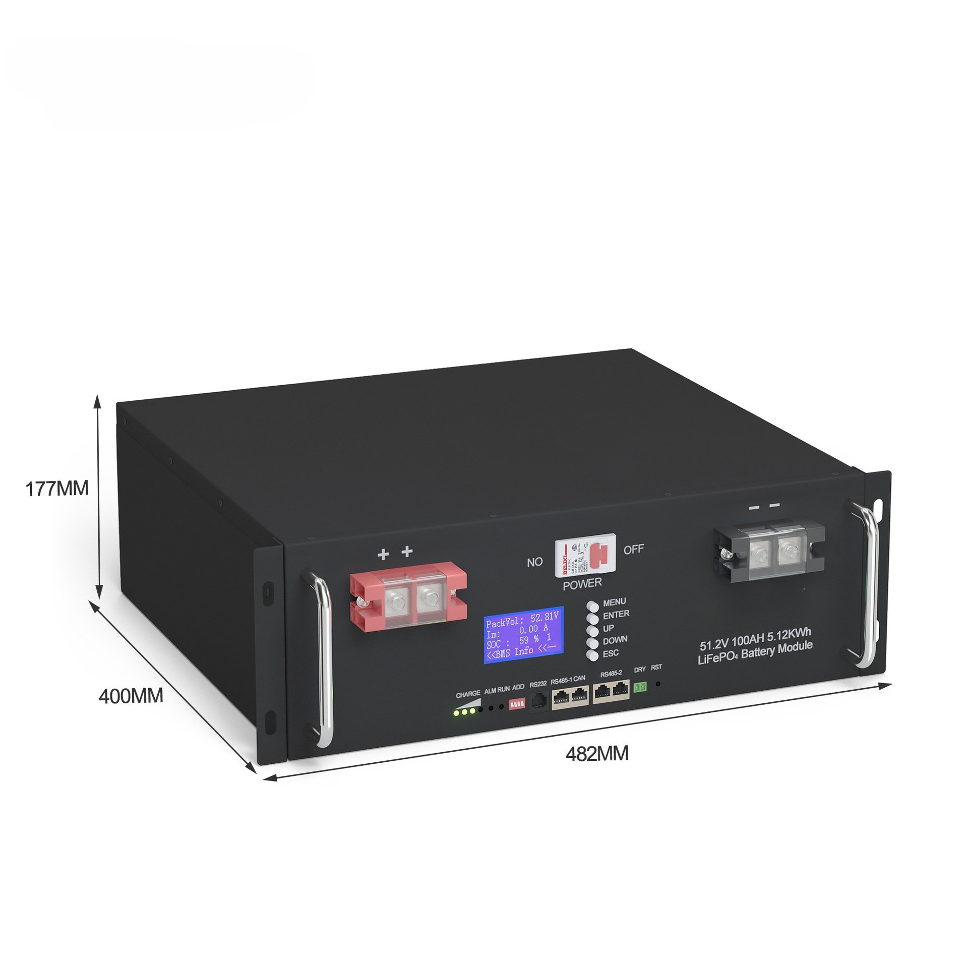 Manufacturers direct sales 48V200AH lithium lifepo4 cylindrical 18650 cell energy storage battery lipo4 battery