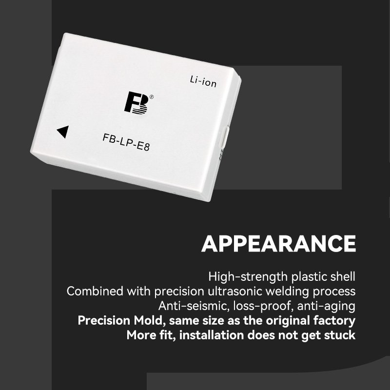 Customization FB LP E8 Digital camera battery for Canon eos 550D 600D 650D 700D SLR camera