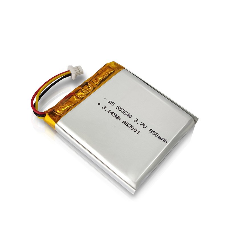 High quality Rechargeable lithium UL2054/CB/KC/UN38.3 Certified 553640 3.7v 850mAh li polymer Lipo battery