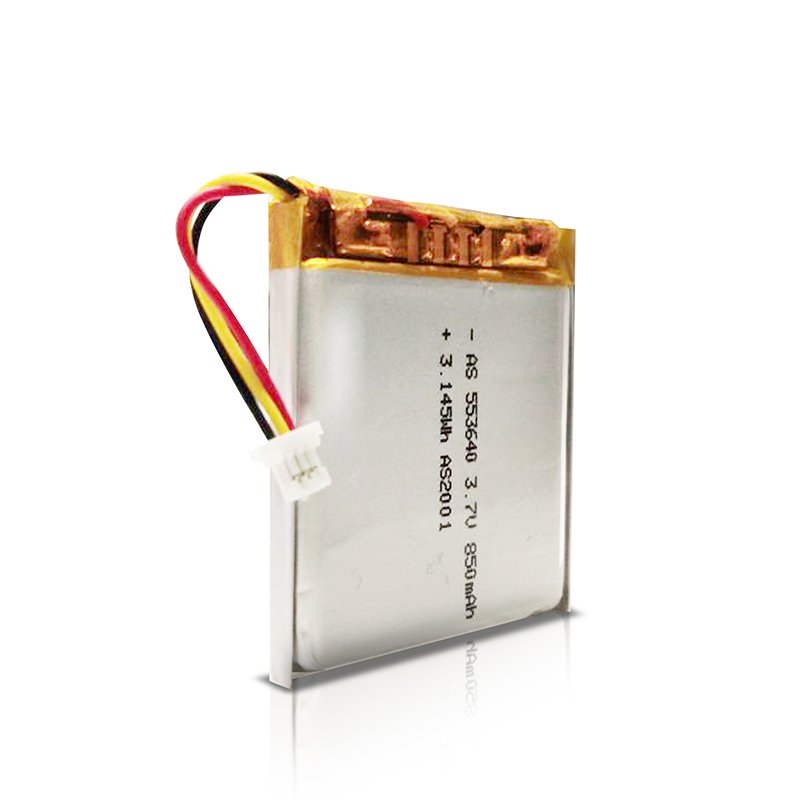 High quality Rechargeable lithium UL2054/CB/KC/UN38.3 Certified 553640 3.7v 850mAh li polymer Lipo battery