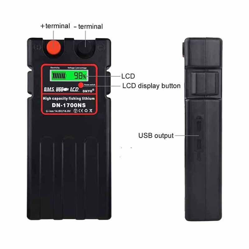 14.8v 14000mah Li-ion Electric Fishing Reel Battery Rechargeable for daiwa shimano
