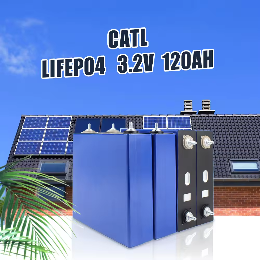 3.2V 120Ah lithium iron phosphate battery cells 12V 24V 36V 48V Lifepo4 Solar energy storage system battery Rechargeable battery
