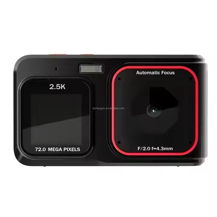 Fashion Compact mini auto focus camera 2.5K HD 72 Megapixel Digital Camera with Auto Focus Function
