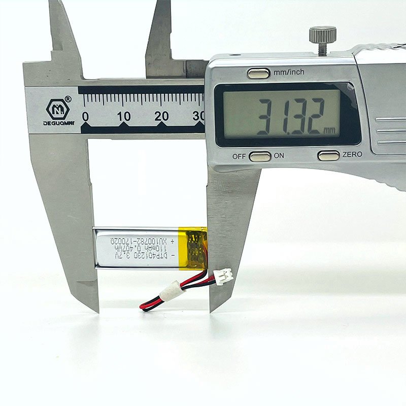 Ce/MSDS List Rechargeable 3.7V Battery DTP401230 110mAh Lipo Battery