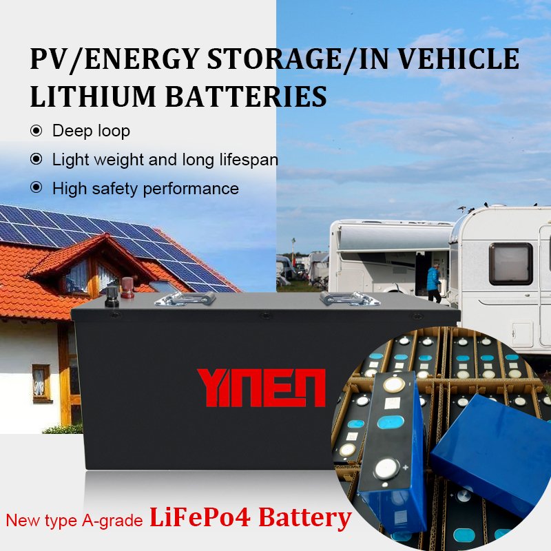 Lifepo4 Solar Lithium Ion 12V 12.8V Home Solar Energy Storage Lithium Battery Server Rack
