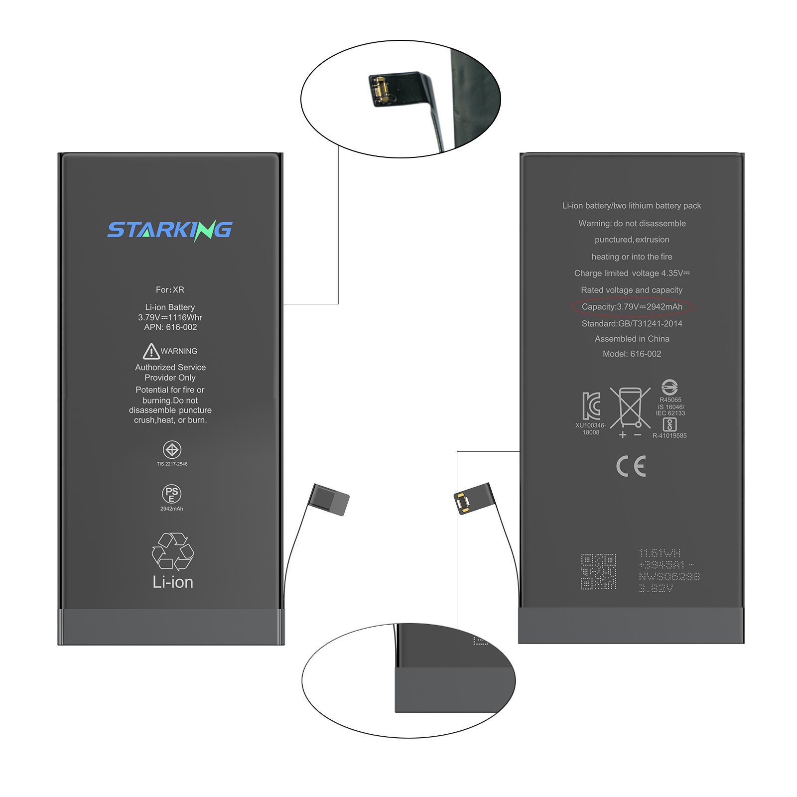 China Manufacturer Lithium Ion Digital Batteries for iPhone X XR XS 11 12 Mini 13 14 Plus 15 Pro Max Cell Phone Battery Export