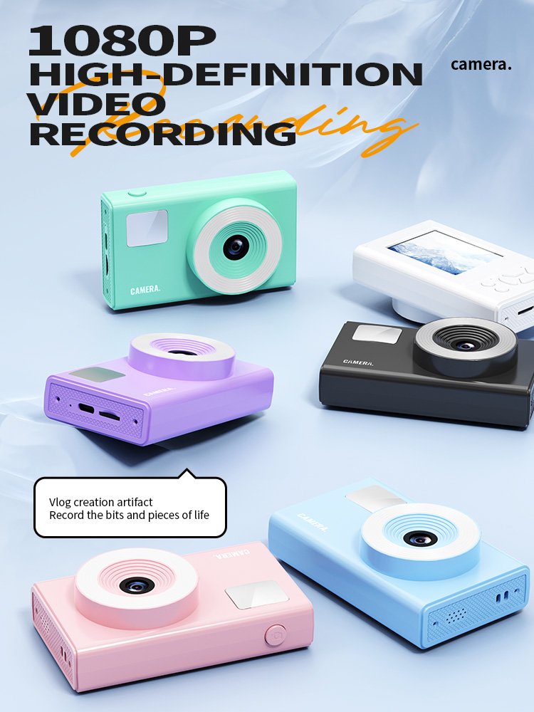 New Arrival 2.4''pocket camera for outdoor sport cheap photographic camera digital for children students cameras toys 6-15years