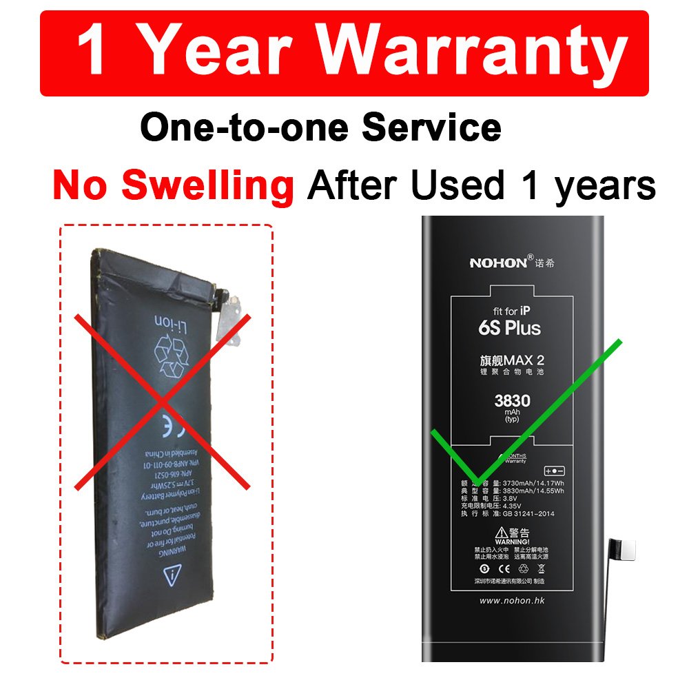 high capacity 3830mAh 7plus digital 6slp Se 2 x batteries health 100% no erro mobile phone battery for iphone 6s plus 6 7 8 5s