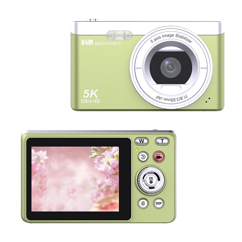 2024 OEM ODM Mini Camera Digital Compact 5K Camcorder Video Camera Auto Focus Compact Point and Shoot Cameras With Dual Lens