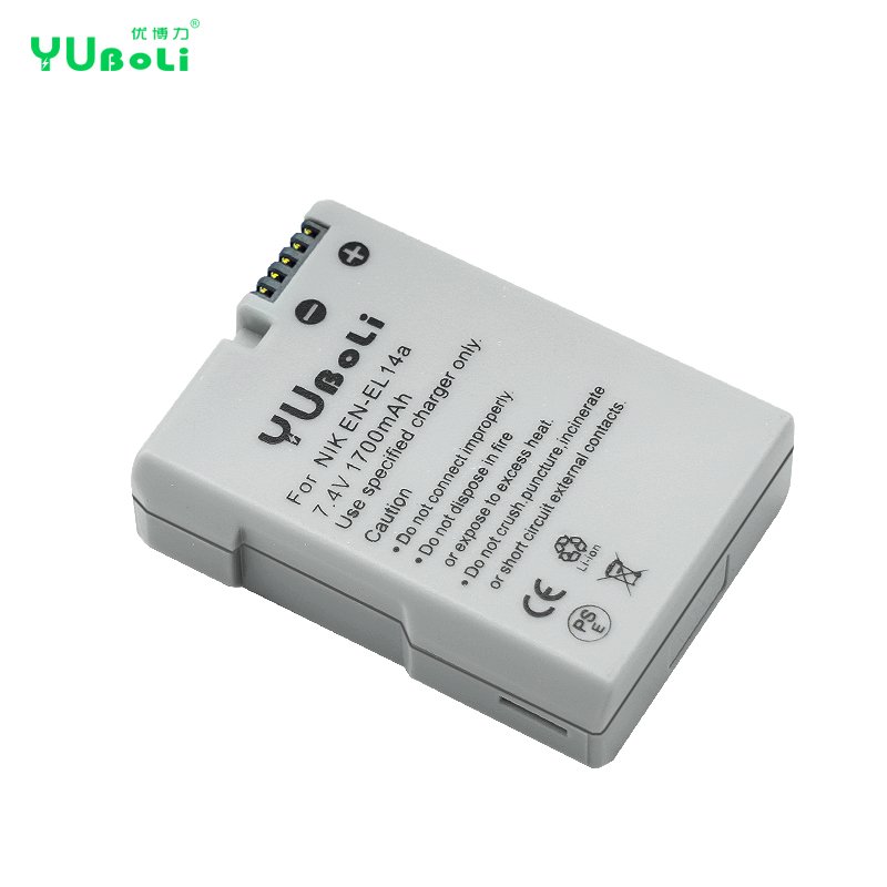 Best value 1700mAh Digital Camera Battery EN-EL14a ENEL14a EL14a For Nikon D5600 P7700 P7100 D3400 D5500 D5300