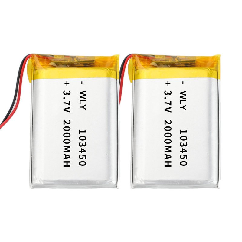 lipo battery 2000 mah 2000 mah lipo battery 103450 3.7v 2000mah lipo battery