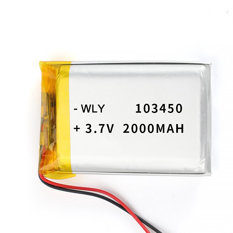 lipo battery 2000 mah 2000 mah lipo battery 103450 3.7v 2000mah lipo battery