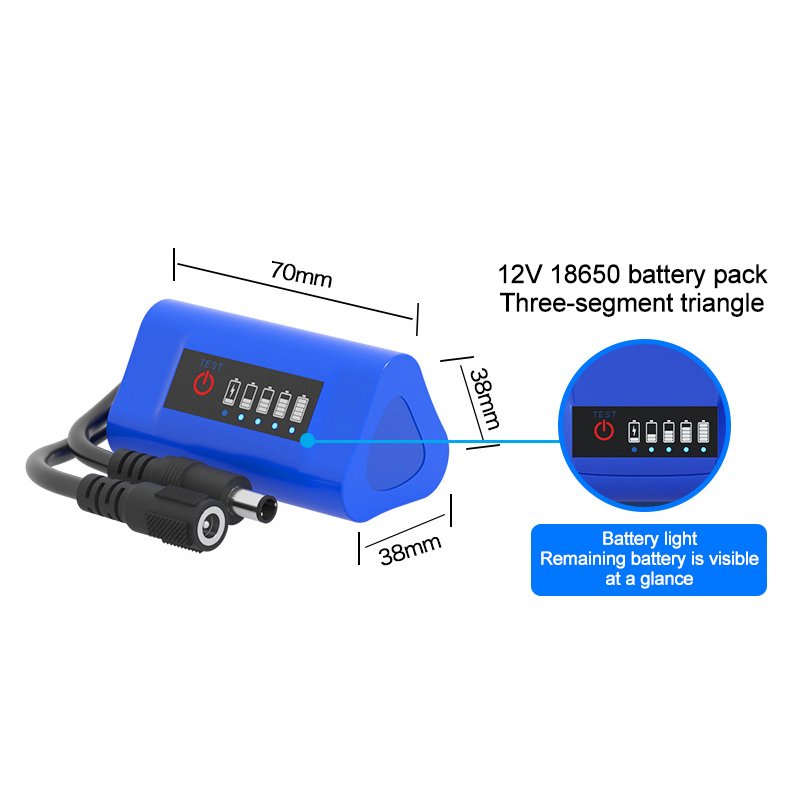 Wholesale High Quality 12V Battery Power Customized Emergency 18650 Lithium Battery Pack For Monitoring Outdoor Audio