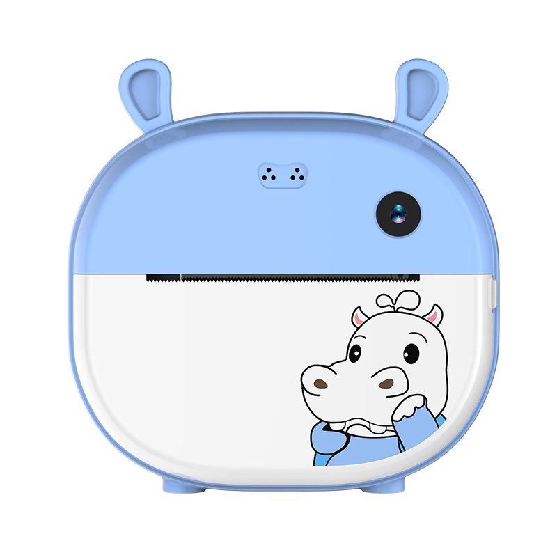 Animal thermal paper printing children's camera front and rear dual camera digital camera 1300mAh battery life longer