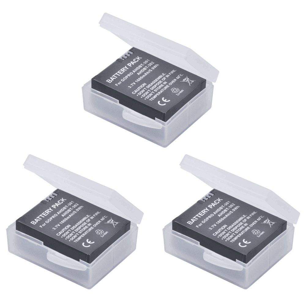 AHDBT-301 AHDBT-302 rechargeable digital camera battery for Go Pro