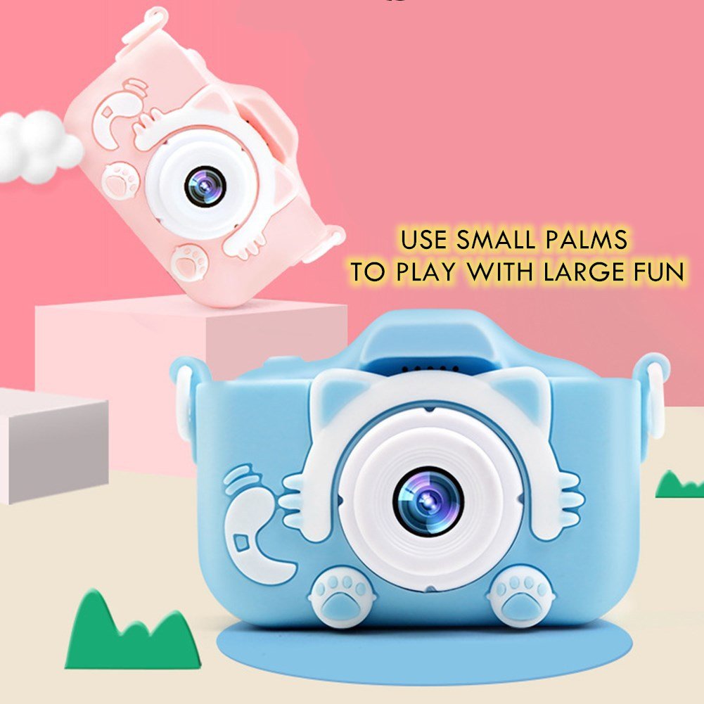 X2C 2 Inch IPS Screen Kids Camera Mini Digital Camera Built-in Battery With Dual Camera Children Toys Gift