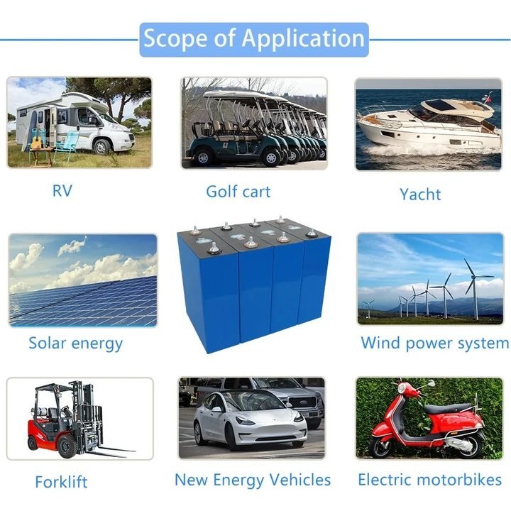 Lishen 3.2V 200Ah Prismatic Solar lithium ion batteries Cell 12V 24V LiFePO4 Energy Storage Outdoor Battery Mobile power supply