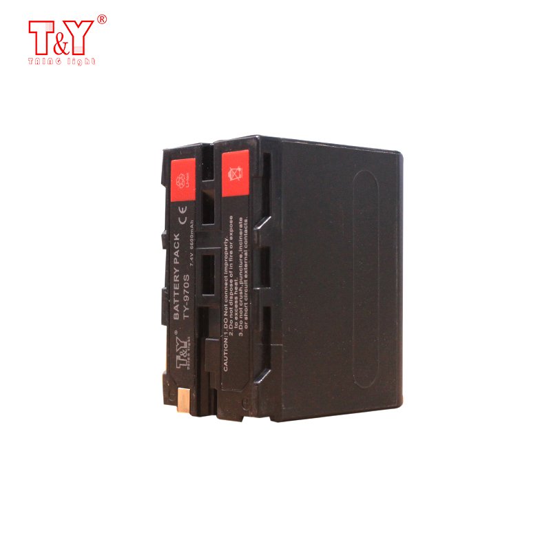 Rechargeable 6600mAh digital battery compatible with Sony NP-F970S