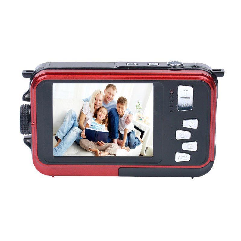 Winait 48 Mega Pixels Waterproof Digital Video Camera With 2.7K Video And Dual Display