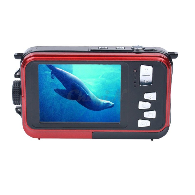 Winait 48 Mega Pixels Waterproof Digital Video Camera With 2.7K Video And Dual Display