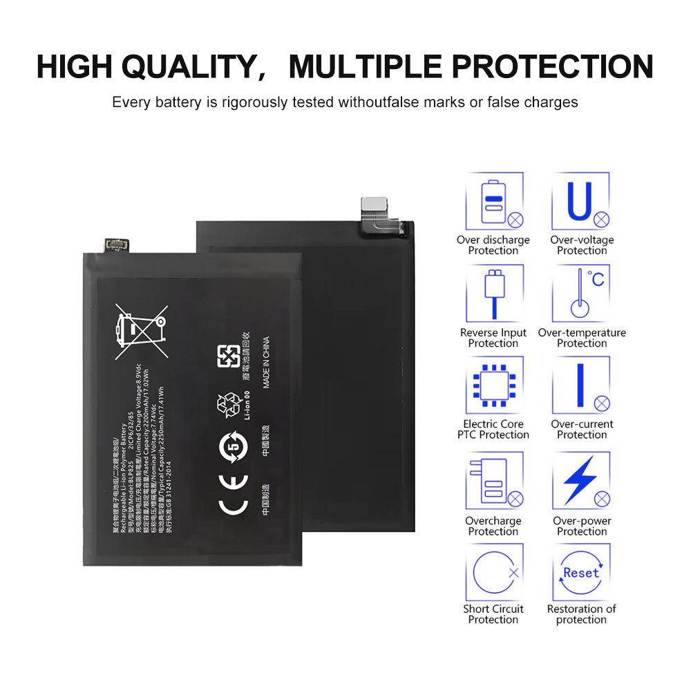 BLP825 Mobile Phone Digital Batteries Battery For OPPO Reno 5Pro+ / Reno 6Pro+