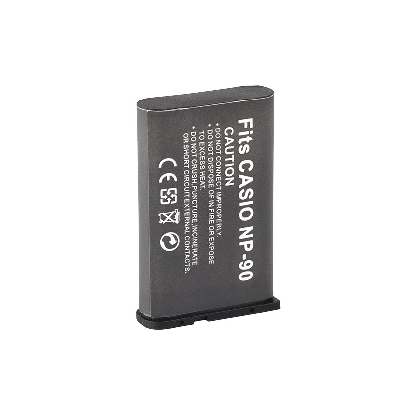 Lithium ion rechargeable camera battery For Exilim Digital Cameras CAS.NP-90 EX-H20G EX-H20GBK EX-H20GSR 3.7V 1950mAh