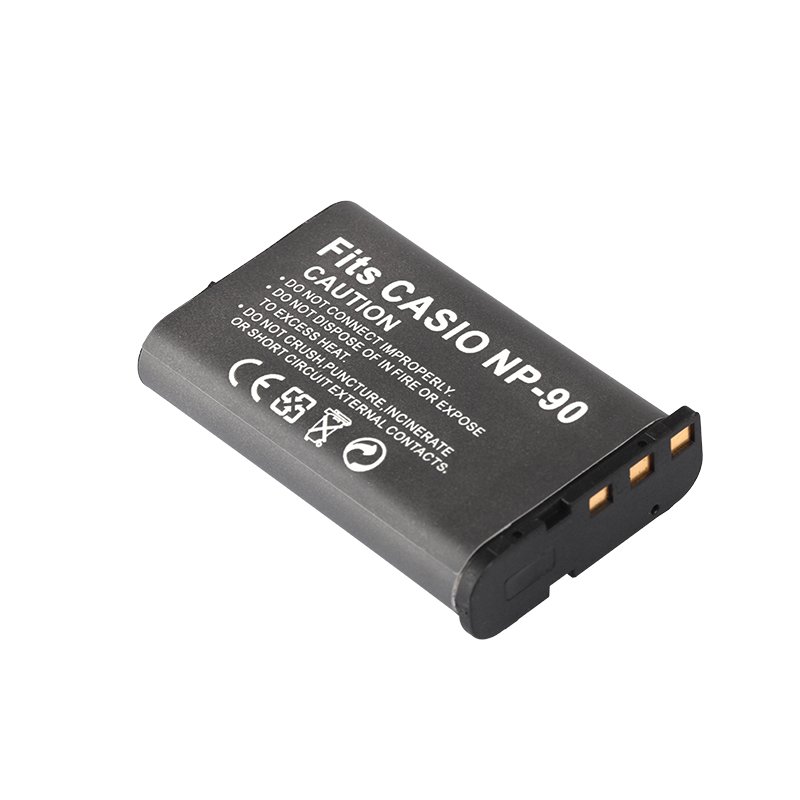 Lithium ion rechargeable camera battery For Exilim Digital Cameras CAS.NP-90 EX-H20G EX-H20GBK EX-H20GSR 3.7V 1950mAh