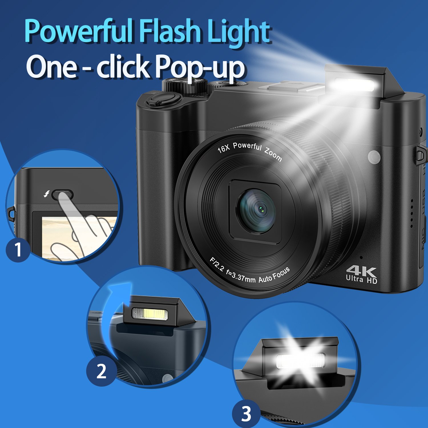 48MP dslr 4k film compact Custom travel fotografica camara de fotos vintage professionnel for photography digital cameras