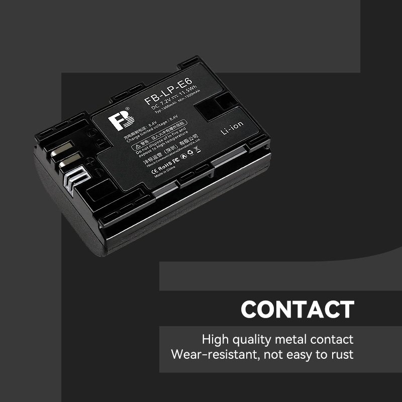 Wholesales 1600mAh 7.2V digital camera lp-e6 battery for Canon 70D 5D Mark II 80D 7D Mark II 60D 6D 7D BG-E14 BG-E13 BG-E11 BG-