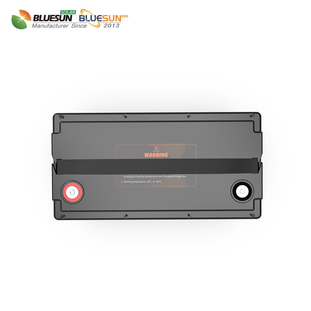 Bluesun stocked 12v 12.8v lithium battery 100AH 104AH pack solar lithium battery for solar system