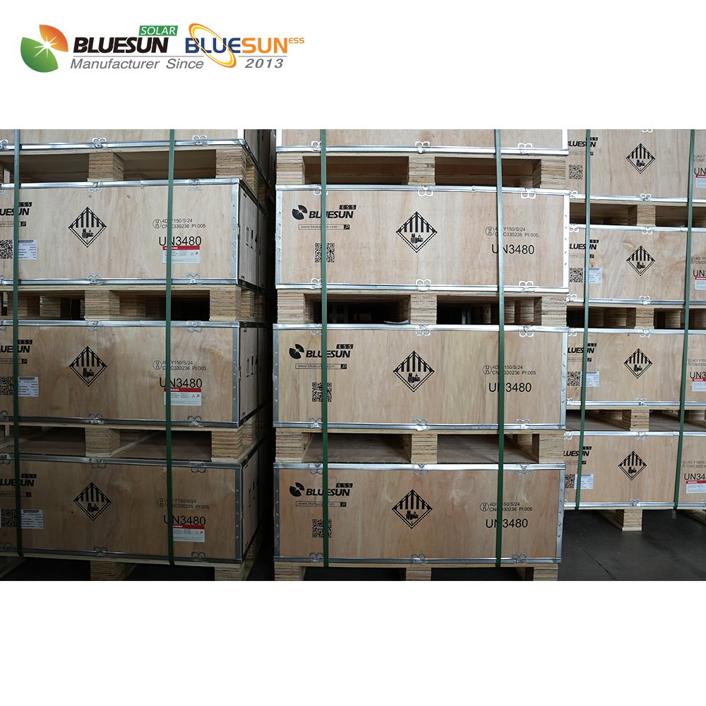 Bluesun stocked 12v 12.8v lithium battery 100AH 104AH pack solar lithium battery for solar system