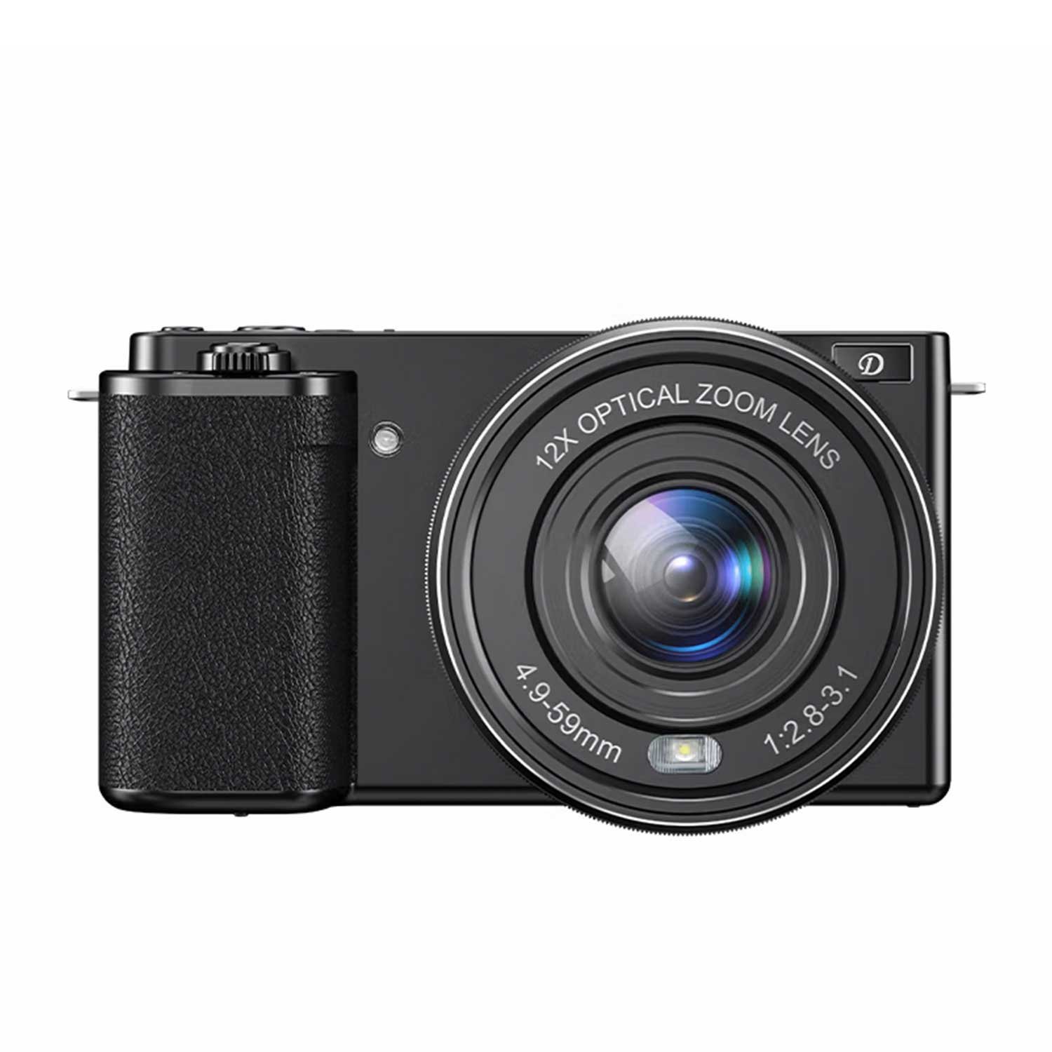 Newly Launched 2-in-1 Digital Camera with 12x Optical Zoom 4K-level Video WIFI Enabled for Vlogging Travel Shooting Easy Novices