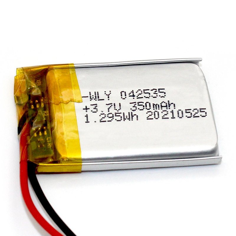 Recharge 350mah Lipo Battery Wly 453030 402535 602035 1.295wh 3.7v Lithium Polymer Battery