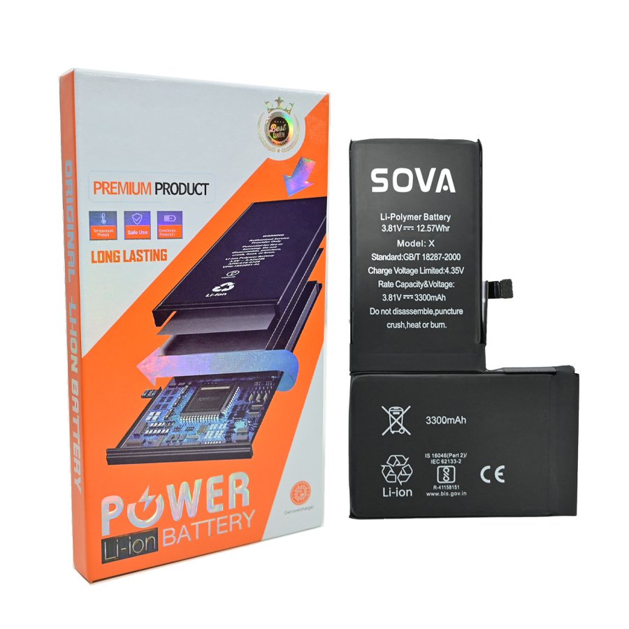 Factory Wholesale genuine battery for iphone battery High quality for iphone X XR XS Max phone battery 3.8V 12.08Whr replacement