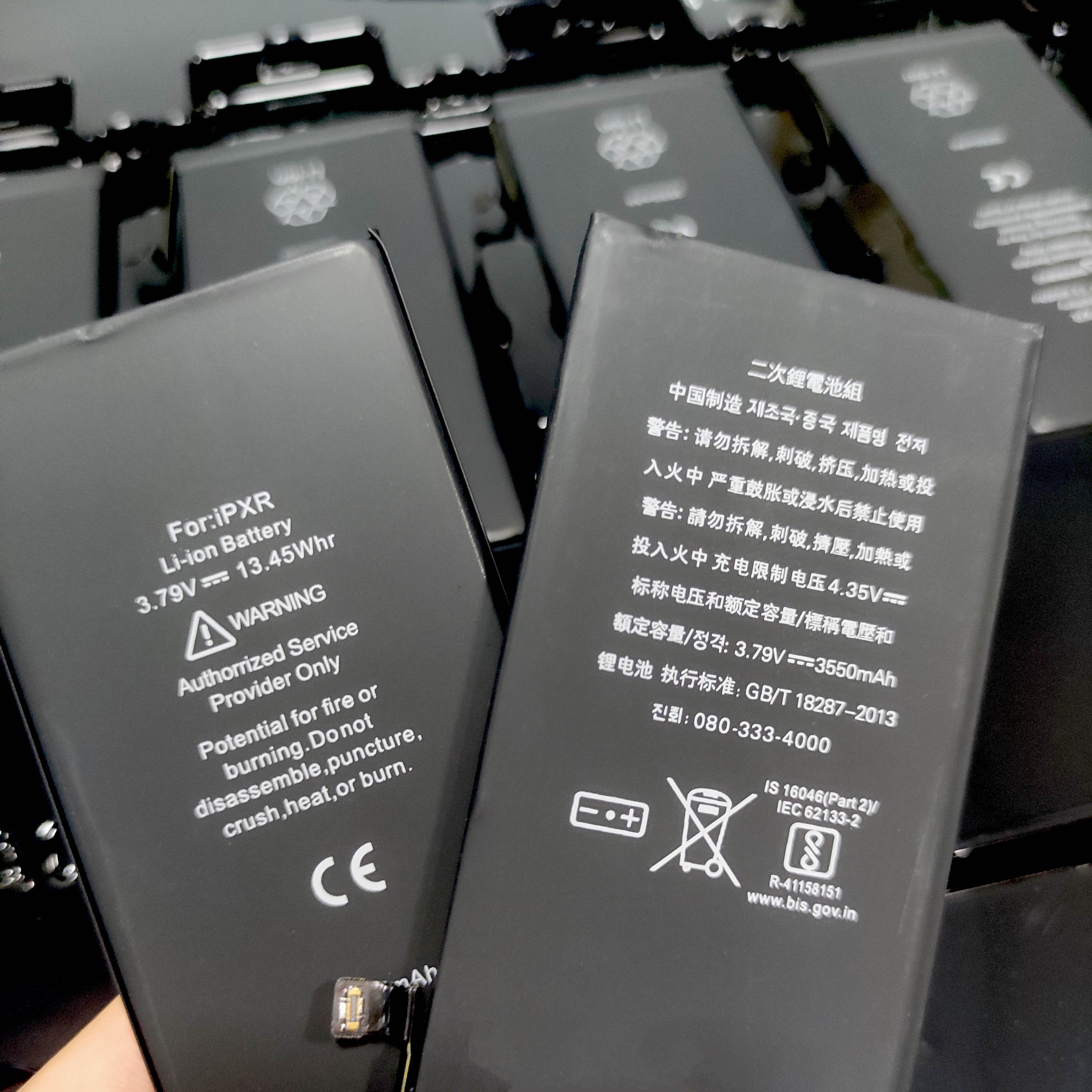 Factory Wholesale genuine battery for iphone battery High quality for iphone X XR XS Max phone battery 3.8V 12.08Whr replacement