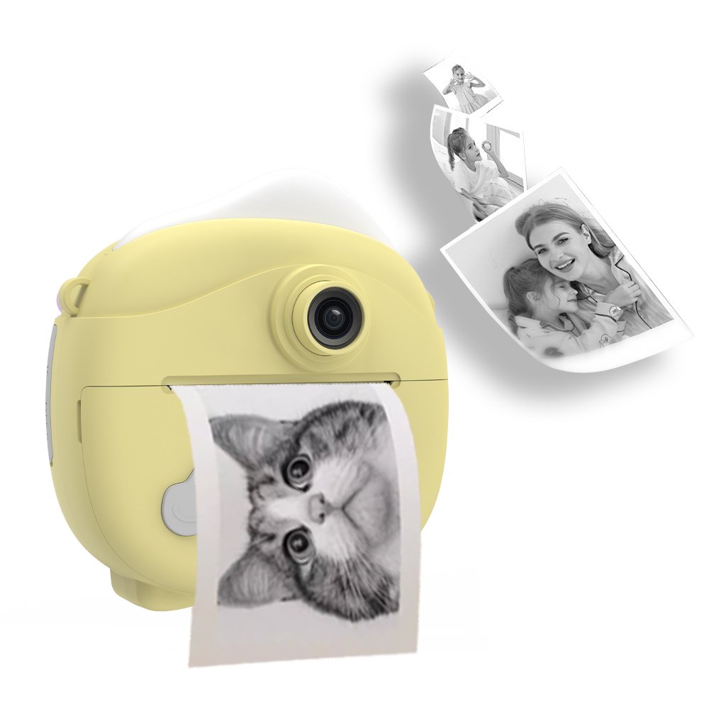 Small Portable Kid Camera 2 Inch 1080P HD Instant Print Digital Camera with 5 Game
